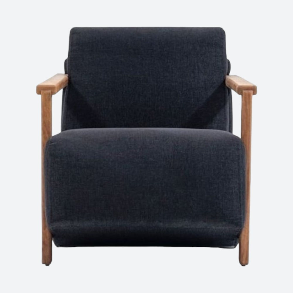 Bold Black Accent Chair