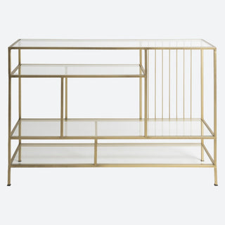 Litos Glass Console Table
