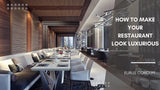 luxury restaurant furniture banner