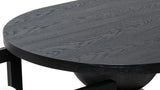 Luna Black Oval Dining Table
