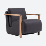 Bold Black Accent Chair