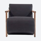 Bold Black Accent Chair