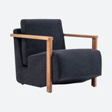Bold Black Accent Chair