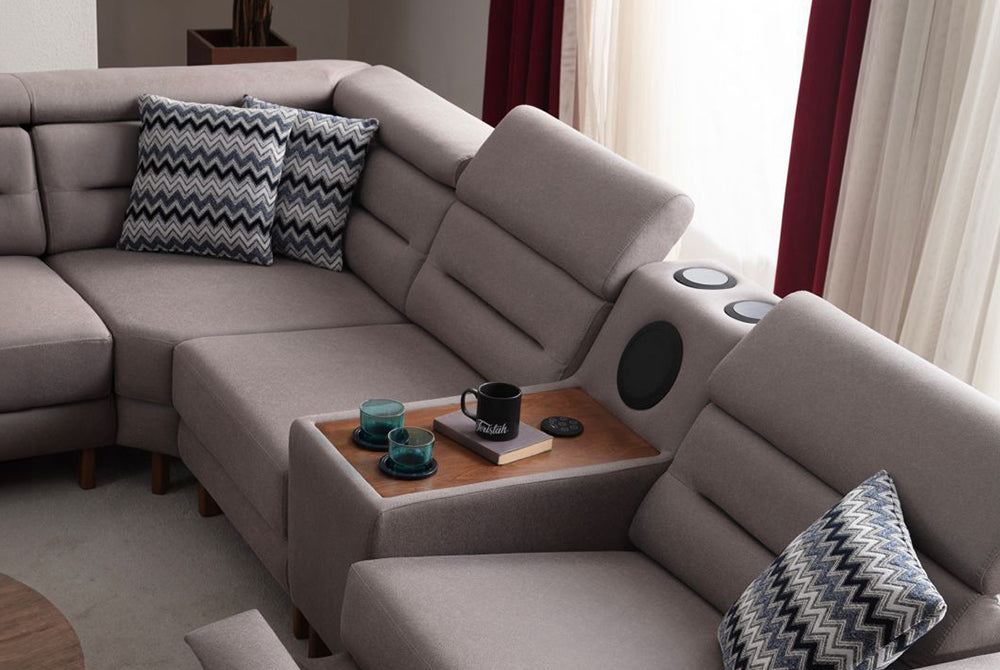 Diamond Recliner Corner Sofa