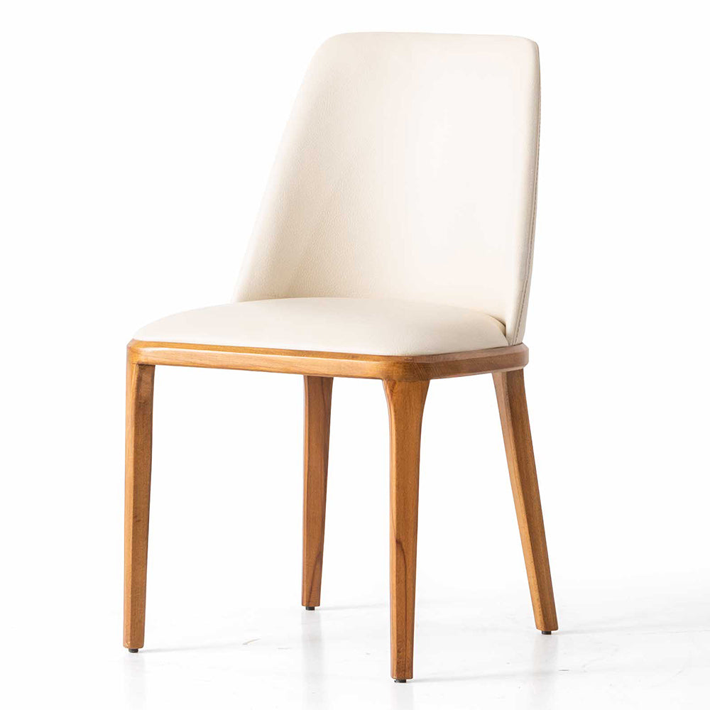 Cream velvet dining online chairs