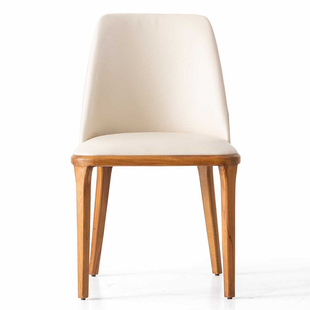 Nuga Cream Velvet Chair