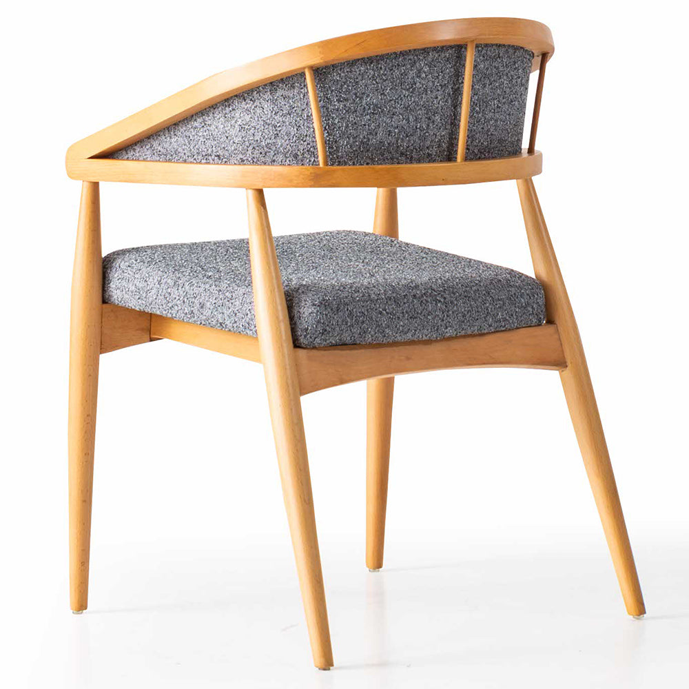 Tiger Grey Boucle Chair
