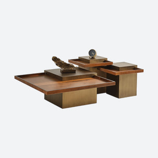 3 Piece Nesting Wood Coffee Table