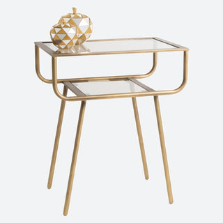 Aris Gold Small Console Table