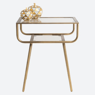 Aris Gold Small Console Table